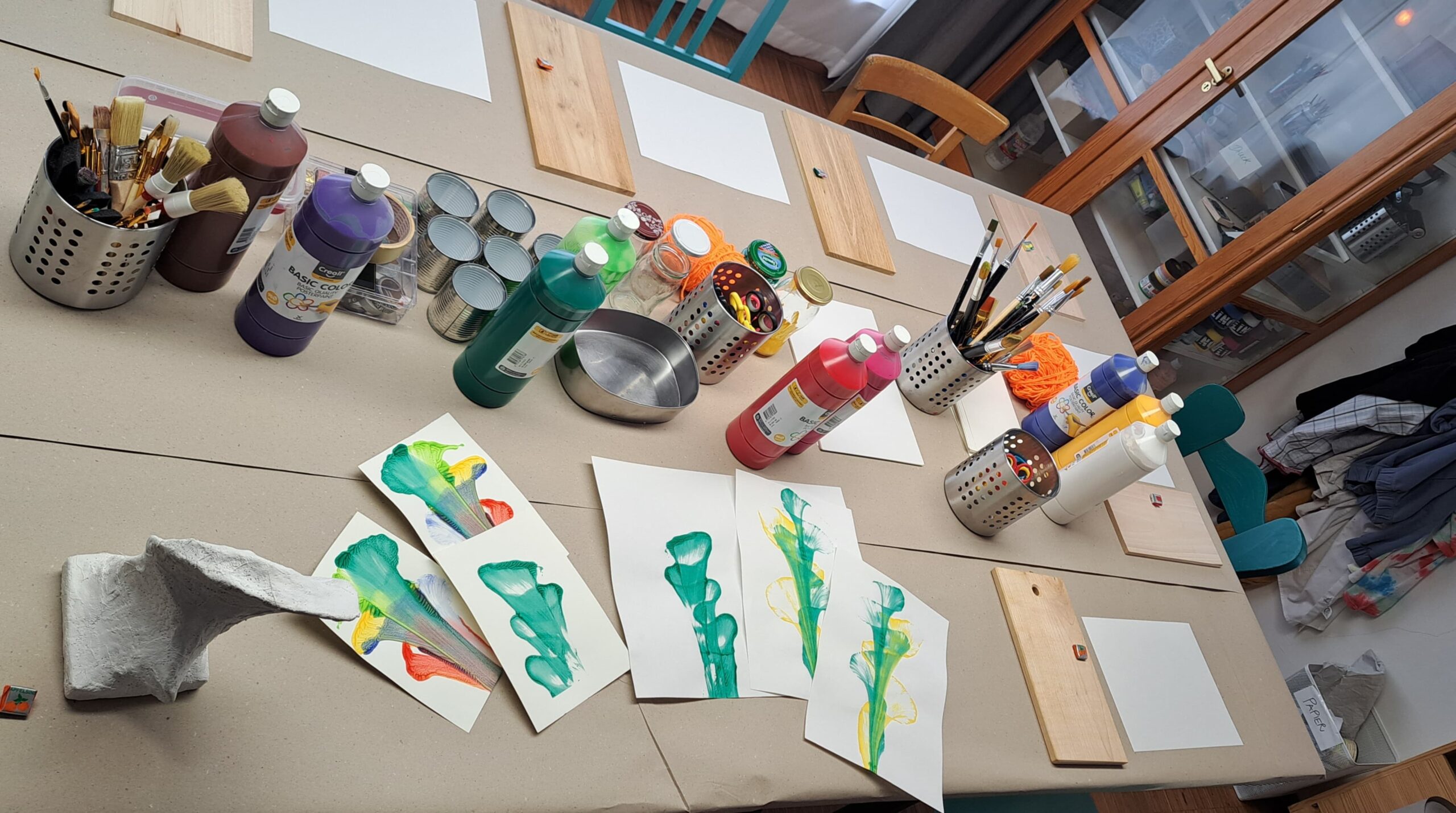 Geburtstag Papier & Farbe