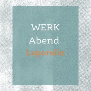 WerkAbend Leporello // 4. Juli 2025