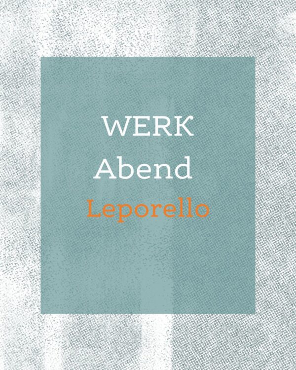 WerkAbend Leporello // 4. Juli 2025